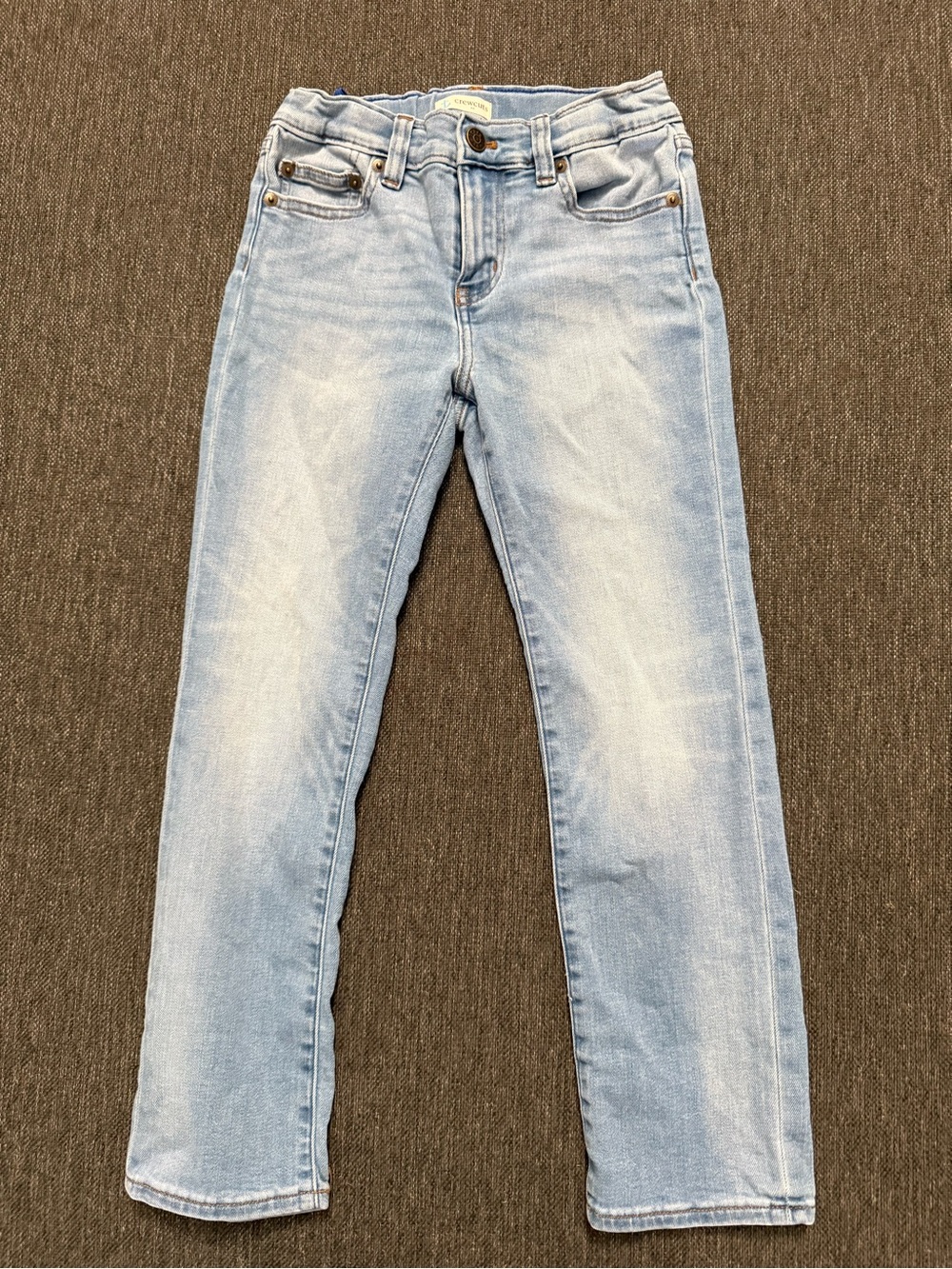 Kids Crewcuts girls size 7 light Wash girls  Jeans - Classic Straight-